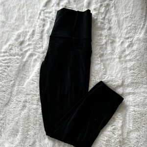 Athleta Salutation Stash High Rise 7/8 Black | Size XS
